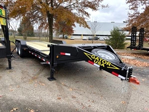 Tilt Bed Equipment Trailer For Sale At Gatormade Trailers   Tilt Bed Equipment Trailer For Sale! This trailer features 4ft fix platform, 16ft tilt bed, commercial series axles and tires, 16,000 GVW, and more! 